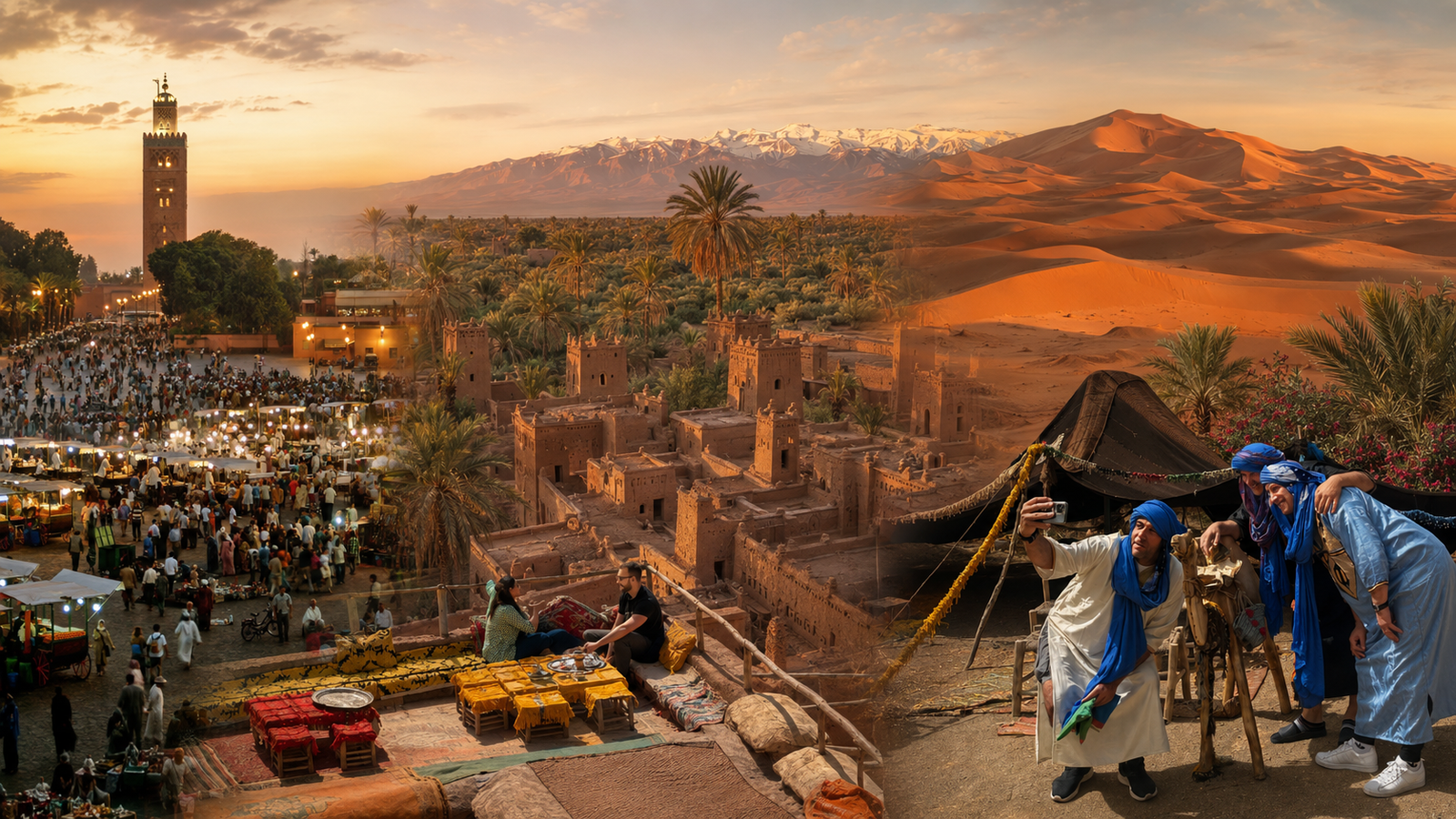 3-day Marrakech to Merzouga desert tour destinations